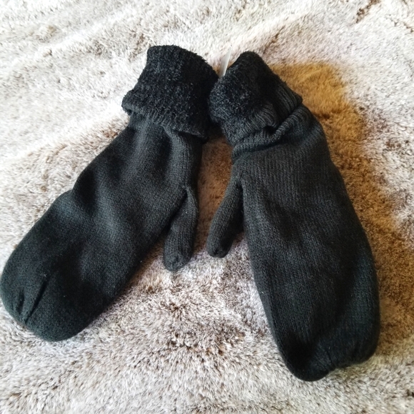 Eddie Bauer Fireside Mittens in black NWT - Picture 4 of 6